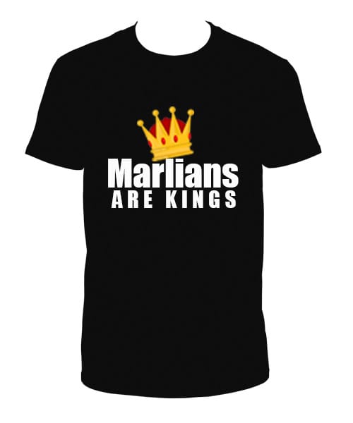 Marlians Are Kings - Black T Shirt